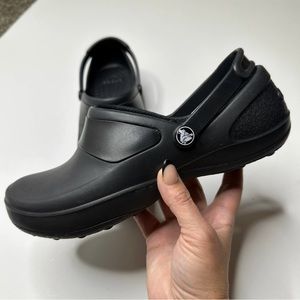 Crocs Mercy Black World Clogs Women’s Size 9
